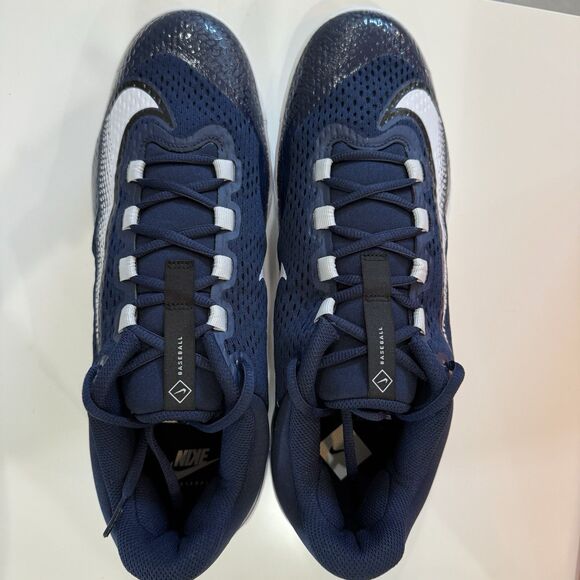 Nike Alpha Huarache Elite 4 Baseball Cleats Navy Blue FN7221-401 Men\'s Size 13 main image 3